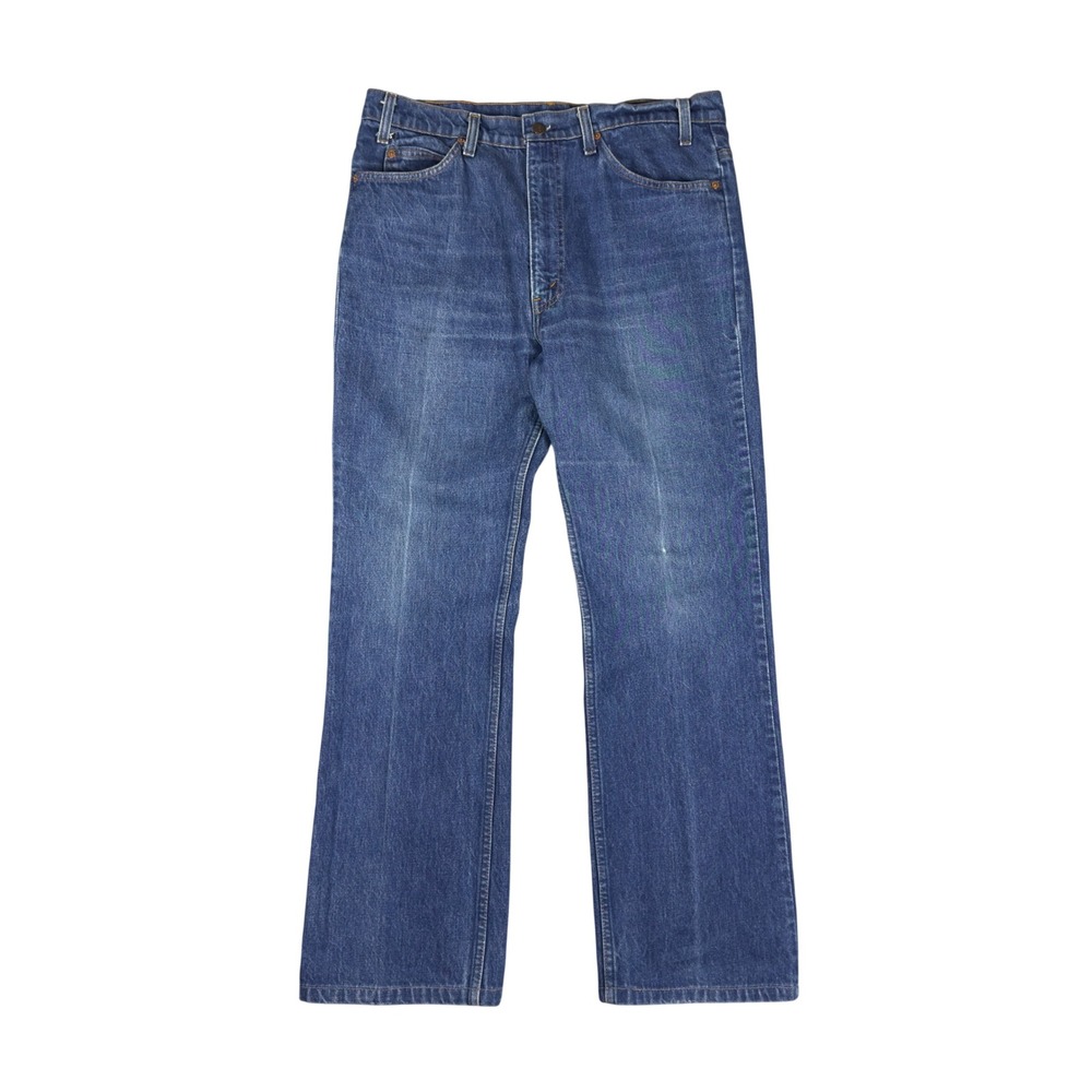 Vtg 70s Levi's 517 Orange Tab Bootcut Jeans Men's 34.5x29.5 USA Made Denim